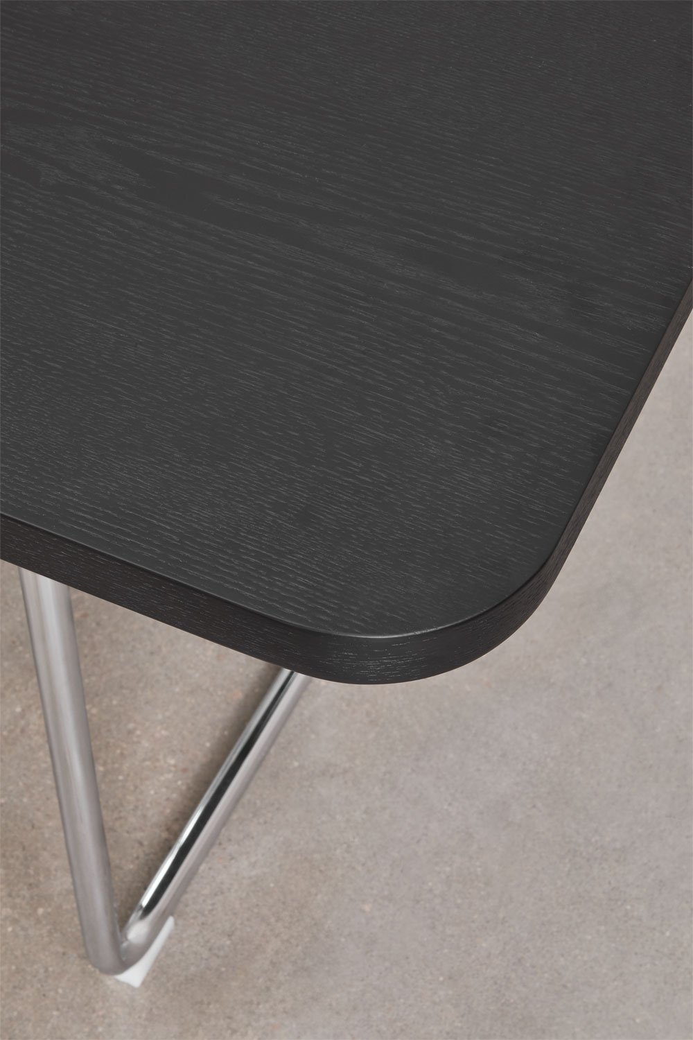 Rectangular dining table in MDF and stainless steel Tento, gallery image 5