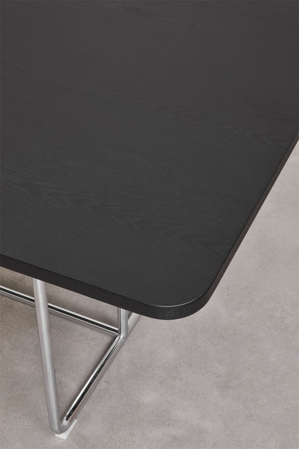 Rectangular dining table in MDF and stainless steel Tento, gallery image 6