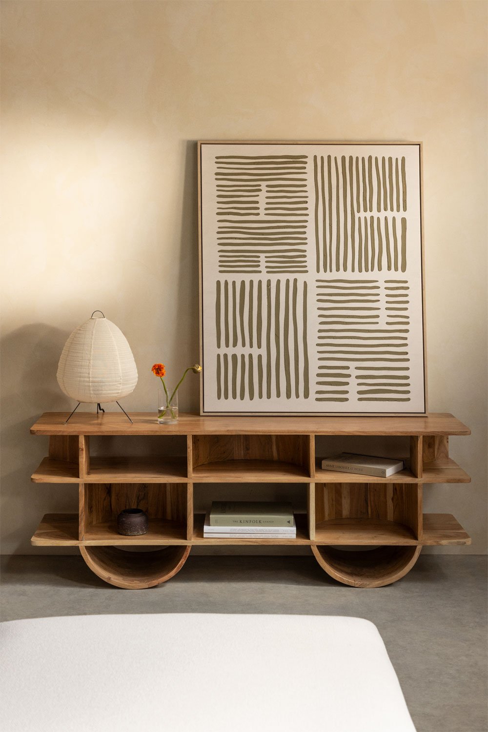 Flin wooden shelving unit, gallery image 1