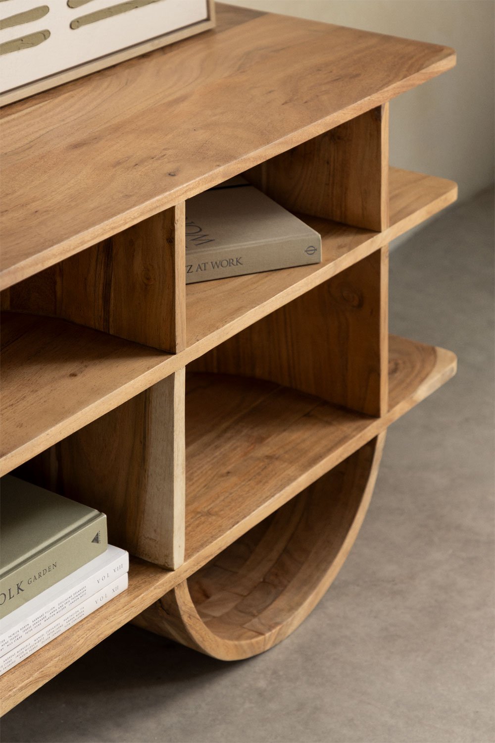 Flin wooden shelving unit, gallery image 2