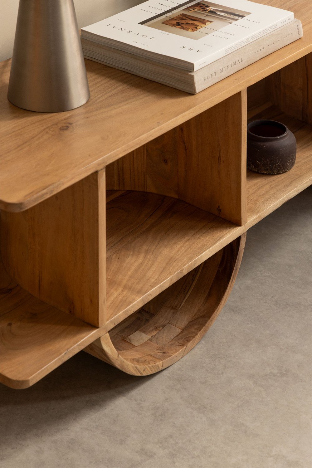 Flin wooden shelving unit, gallery image 2