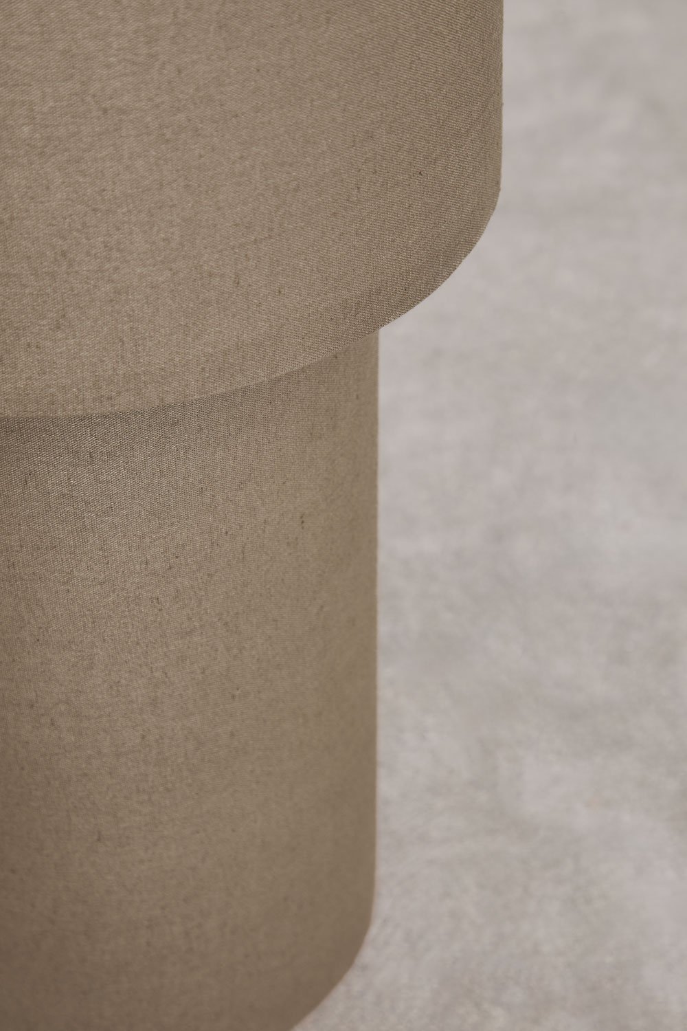 Gioura linen and iron floor lamp, gallery image 5