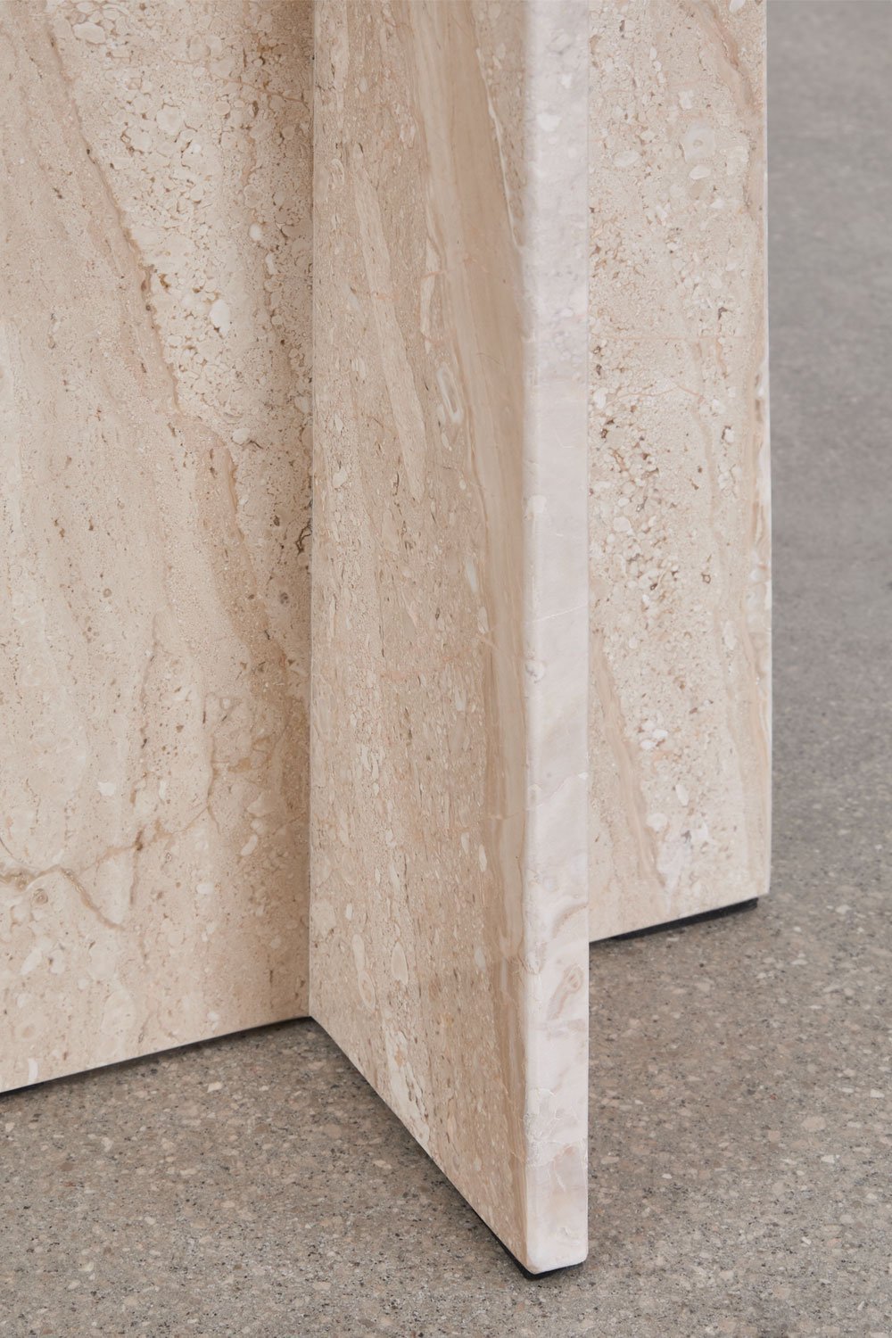 Pack of 2 round bedside tables Ø30 cm in Graham marble, gallery image 7