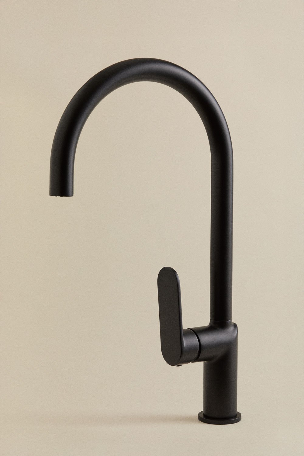 High spout kitchen faucet in brass Alameda, gallery image 1