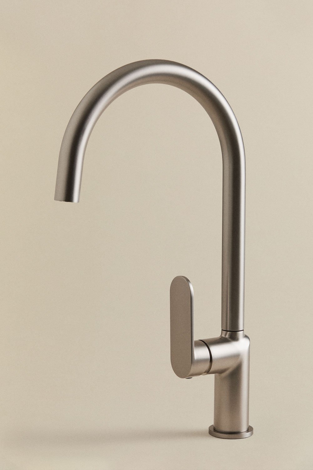 High spout kitchen faucet in brass Alameda, gallery image 1