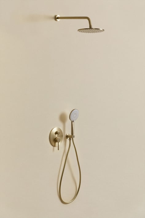 Orveta brass built-in shower column