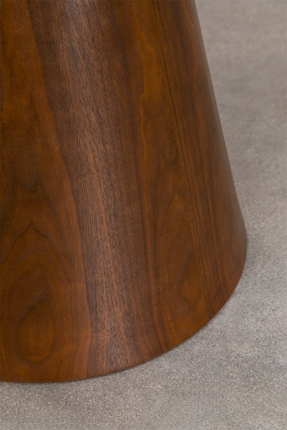 Aura round wooden dining table, gallery image 4