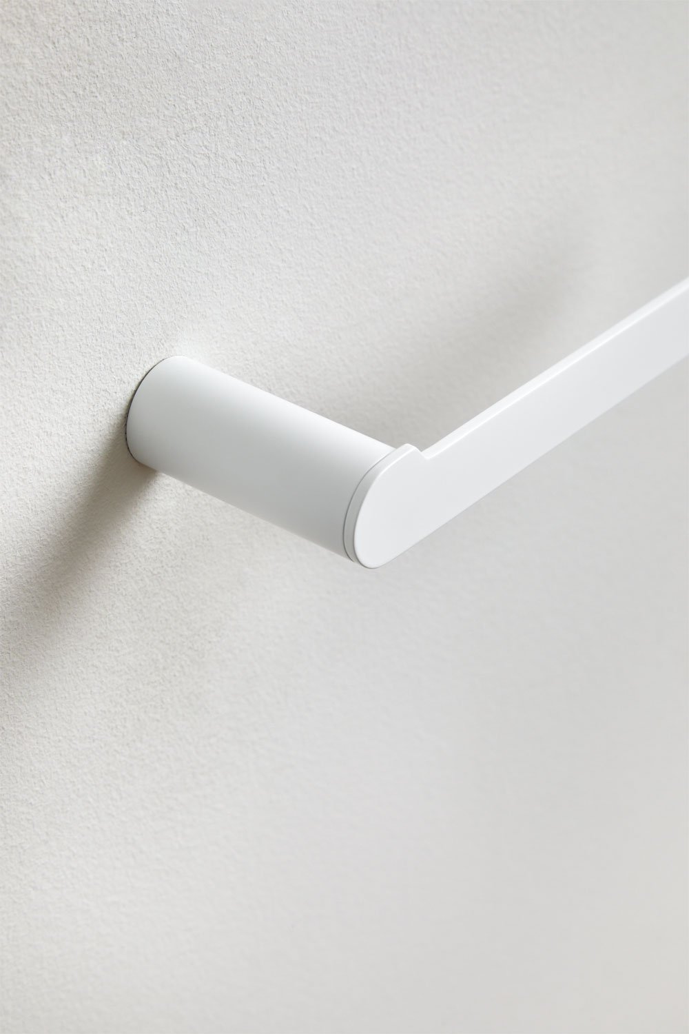 Wall mounted towel rack with bar ↔︎20cm for bathroom in stainless steel Alameda, gallery image 3