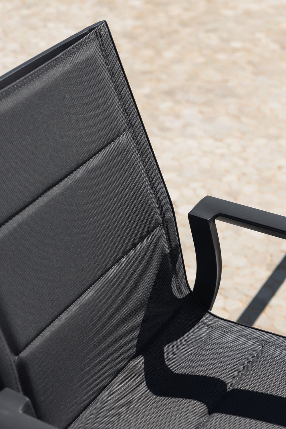 Karena stackable garden chair with aluminium armrests, gallery image 2
