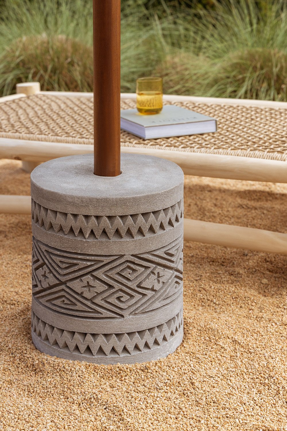 Okeke Cement Umbrella Base, gallery image 1