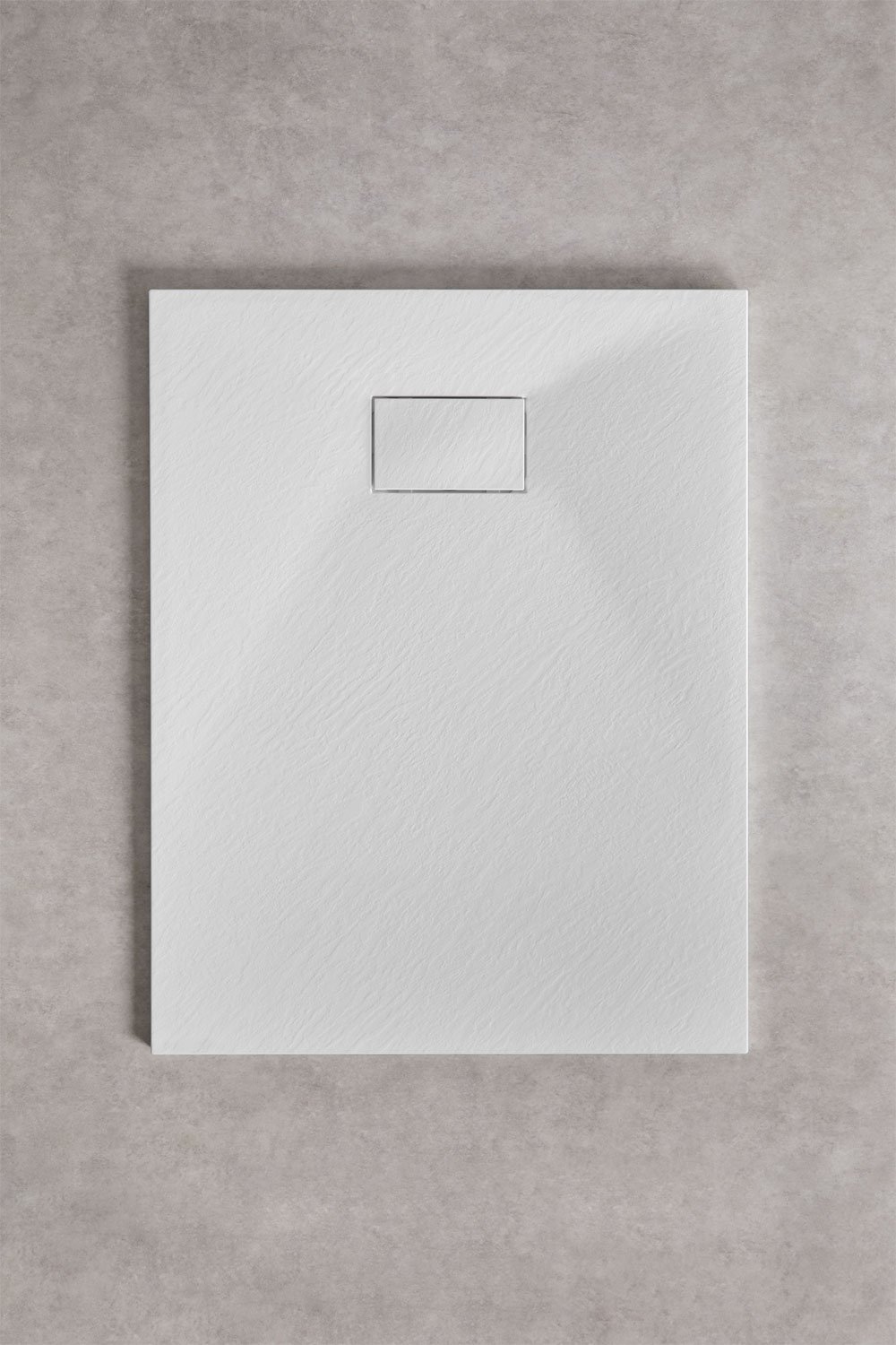 Rectangular non-slip extra-flat SMC resin shower tray Soho, gallery image 1