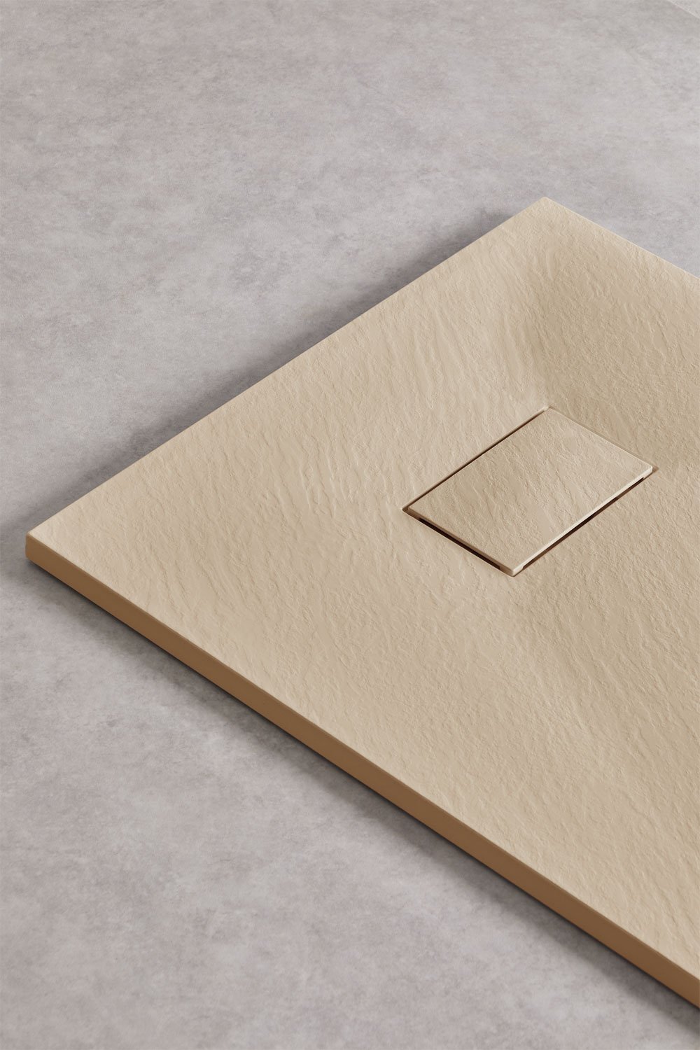 Rectangular non-slip extra-flat SMC resin shower tray Soho, gallery image 2