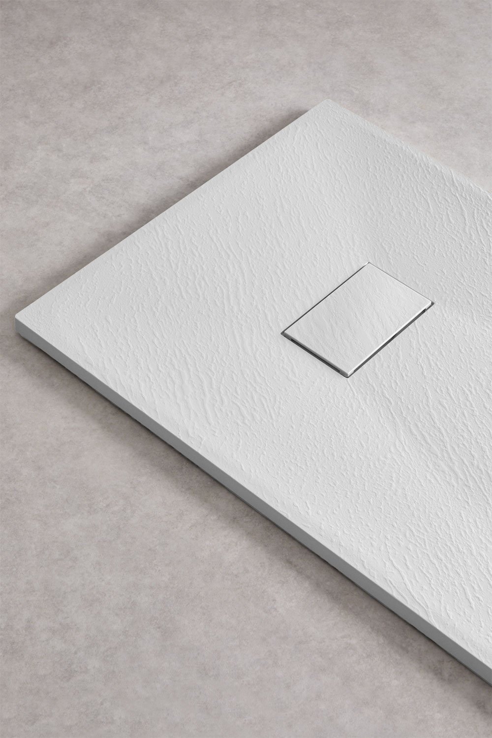 Rectangular non-slip extra-flat SMC resin shower tray Soho, gallery image 2
