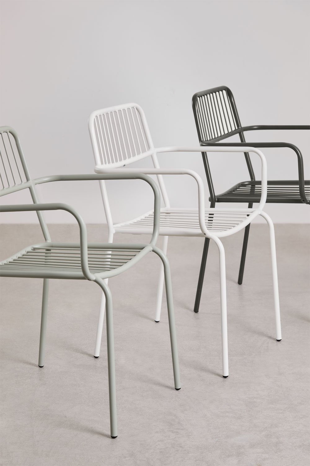 Elton stackable dining chair with armrests, gallery image 8