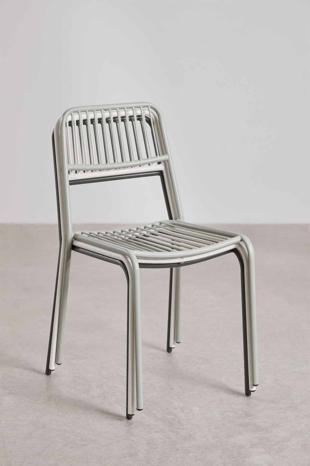 Elton stackable steel dining chair, gallery image 6