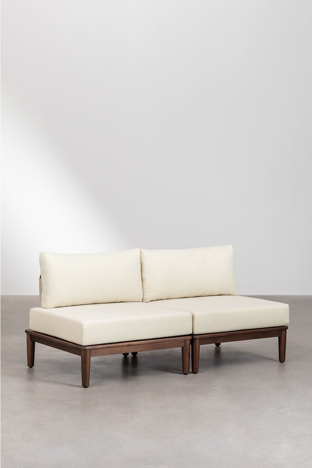 2-piece modular sofa in acacia Giulia, gallery image 1