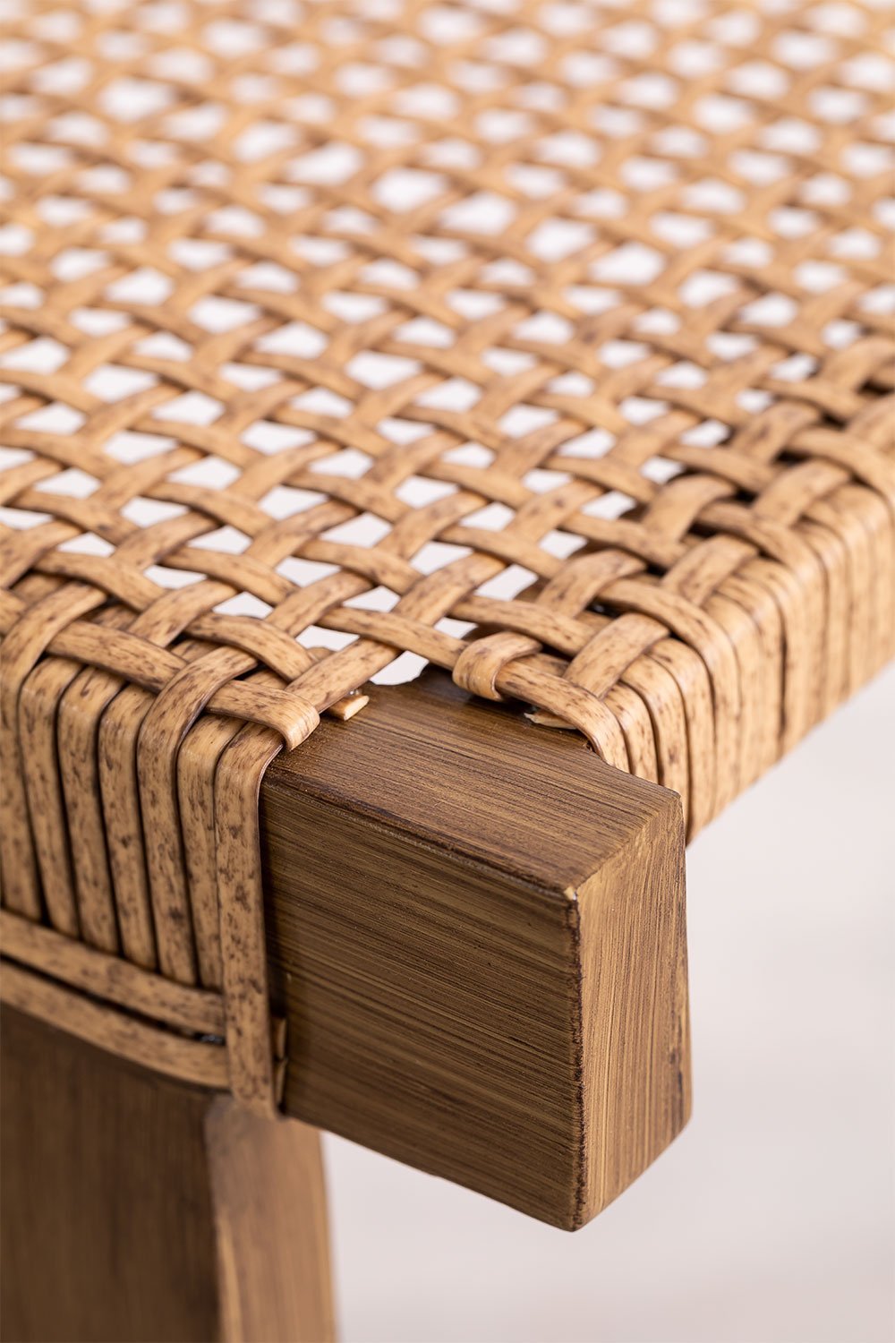 Pack of 2 high garden stools in synthetic wicker (75 cm) Ori, gallery image 6