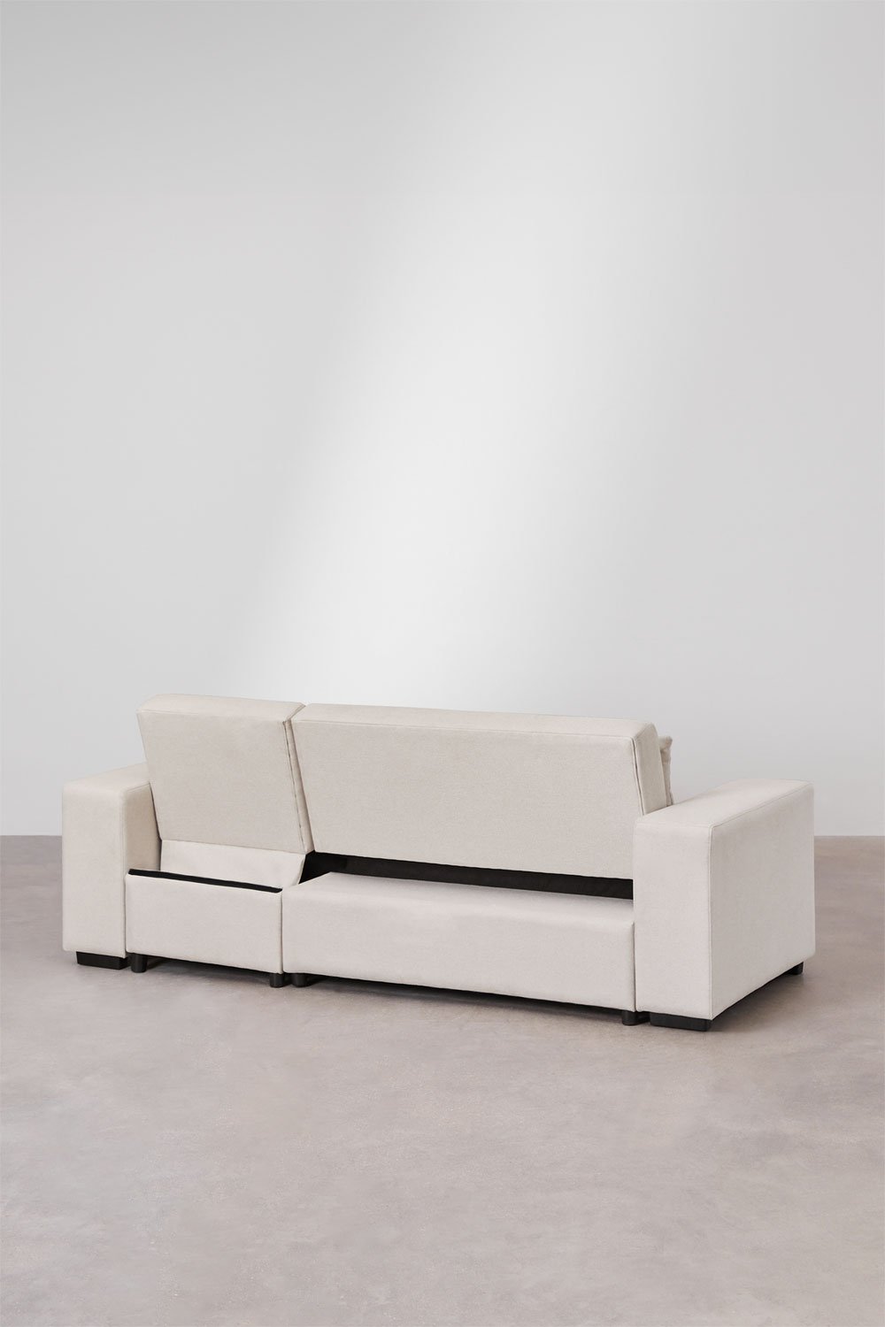 3-seater right chaise longue sofa bed in Umay fabric, gallery image 9