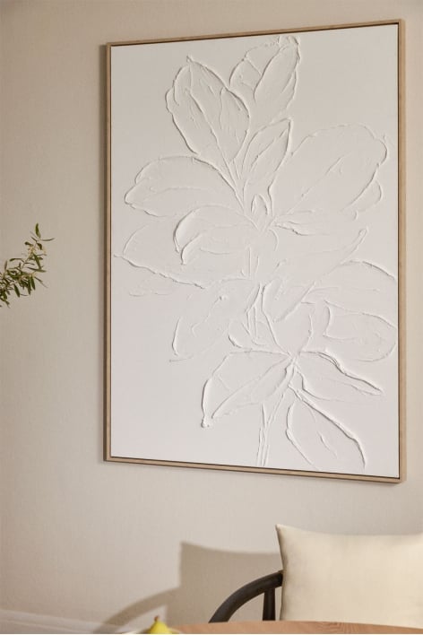 Decorative painting 100x140 cm hand painted with Cenfix relief