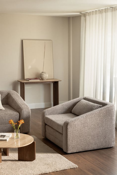 Dalila bouclé fabric sofa bed