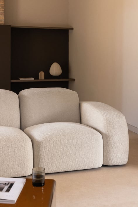 Right corner module for Bastian modular sofa