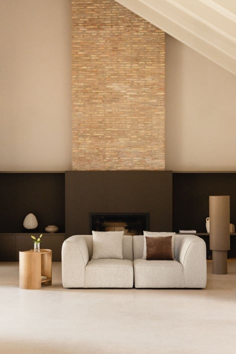 Cardea upholstered 2-piece modular sofa