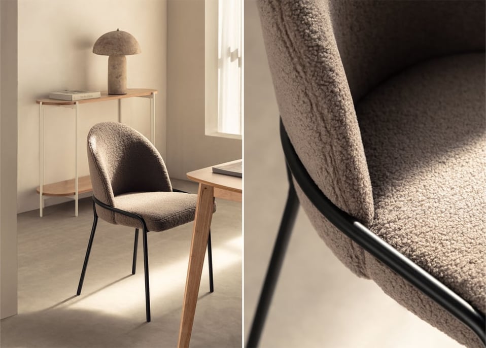 Grolet upholstered dining chair