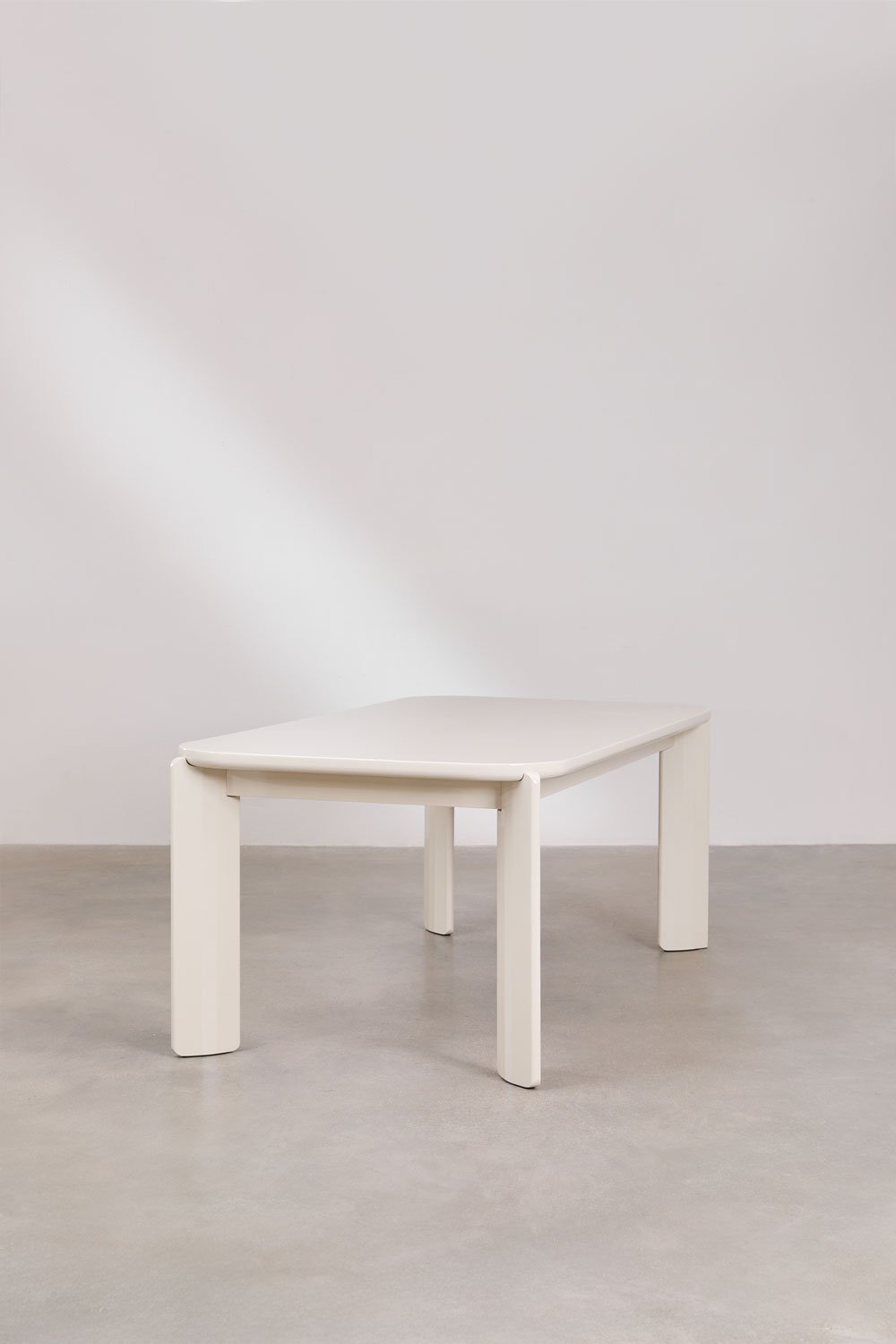 Rectangular dining table 200x100 cm in MDF Geneva, gallery image 4