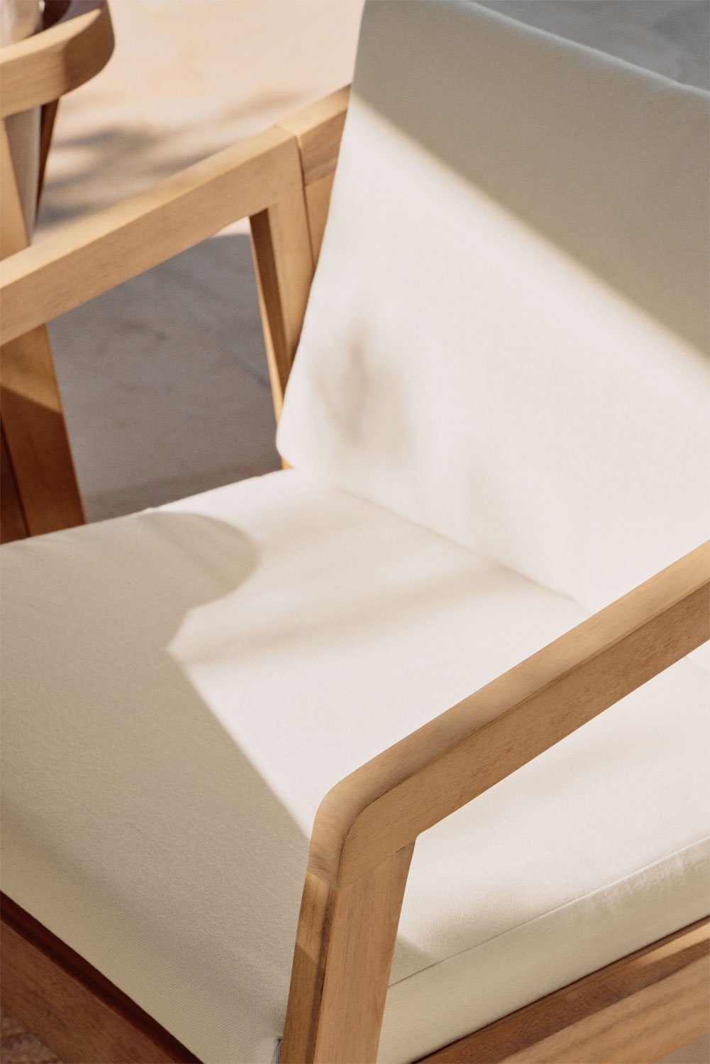 Kaela Acacia Wood Garden Chair, gallery image 2