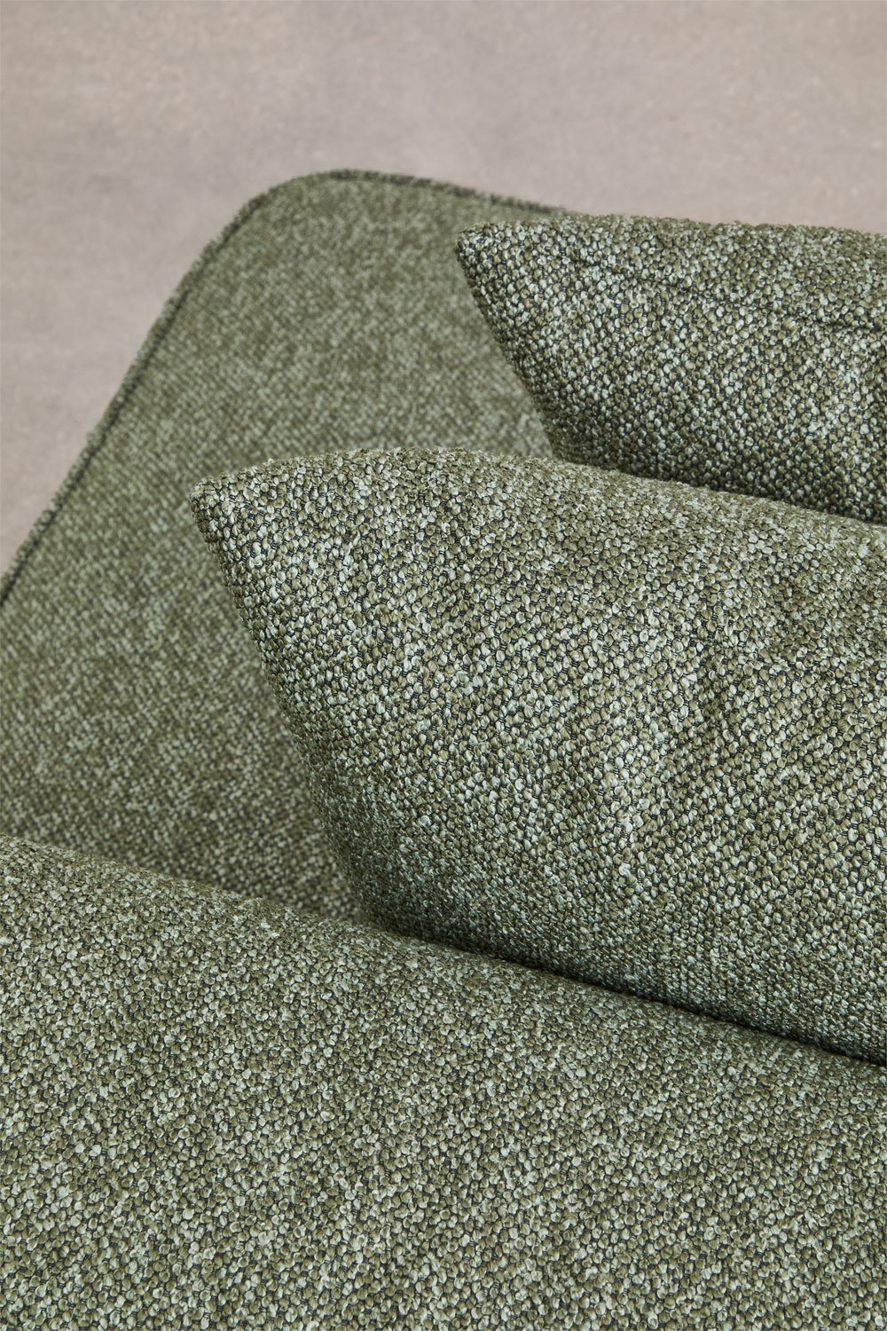 Cardea 4-piece modular corner sofa with left-hand chaise and upholstered pouf, gallery image 7