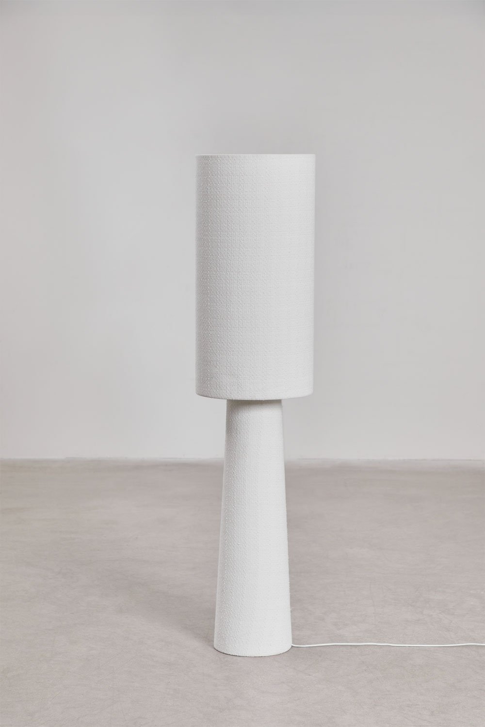 Bercy fabric and iron floor lamp, gallery image 1