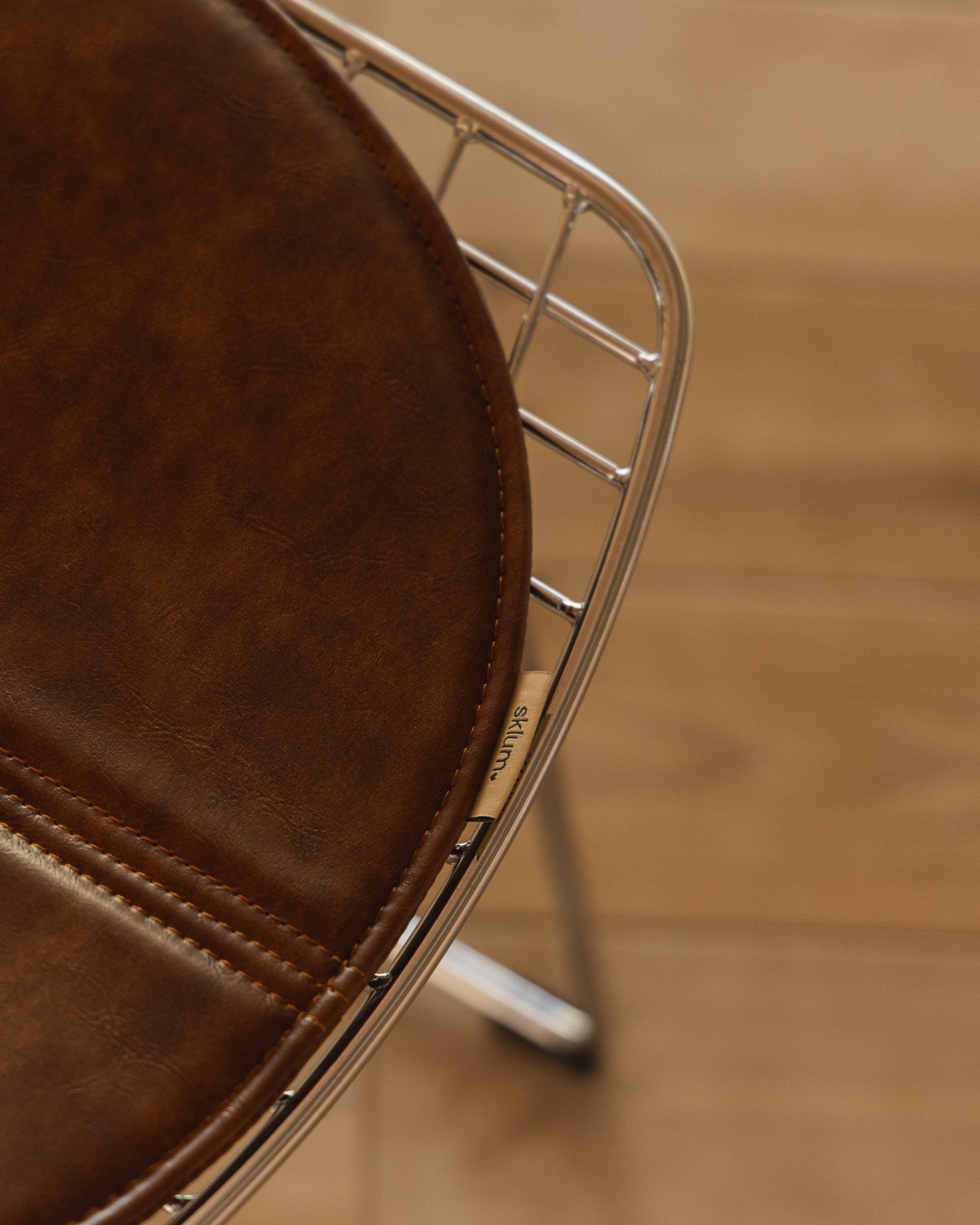 Renee steel dining chair, gallery image 2