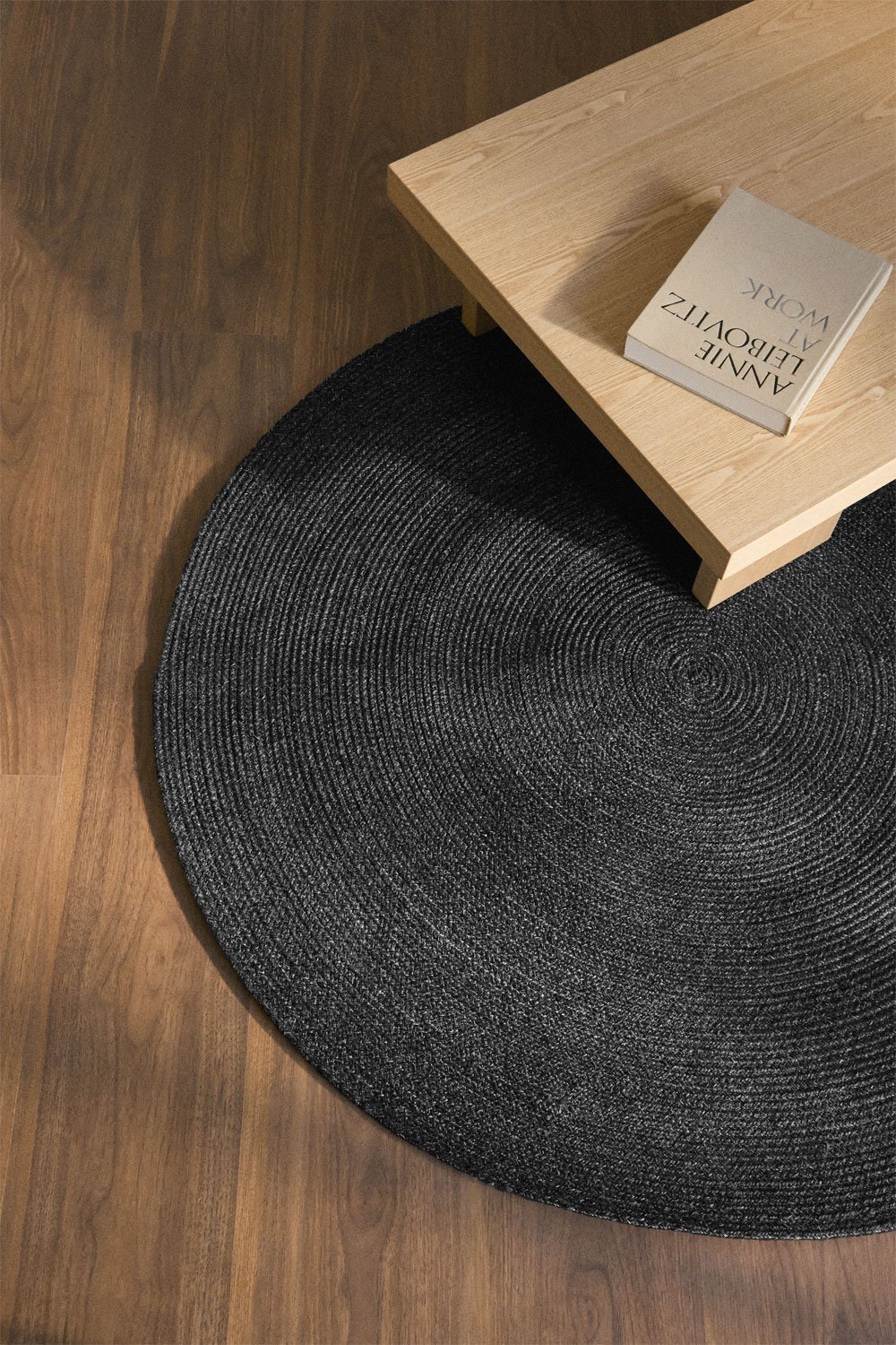 Round polypropylene rug (Ø200 cm) Lisandra, gallery image 1