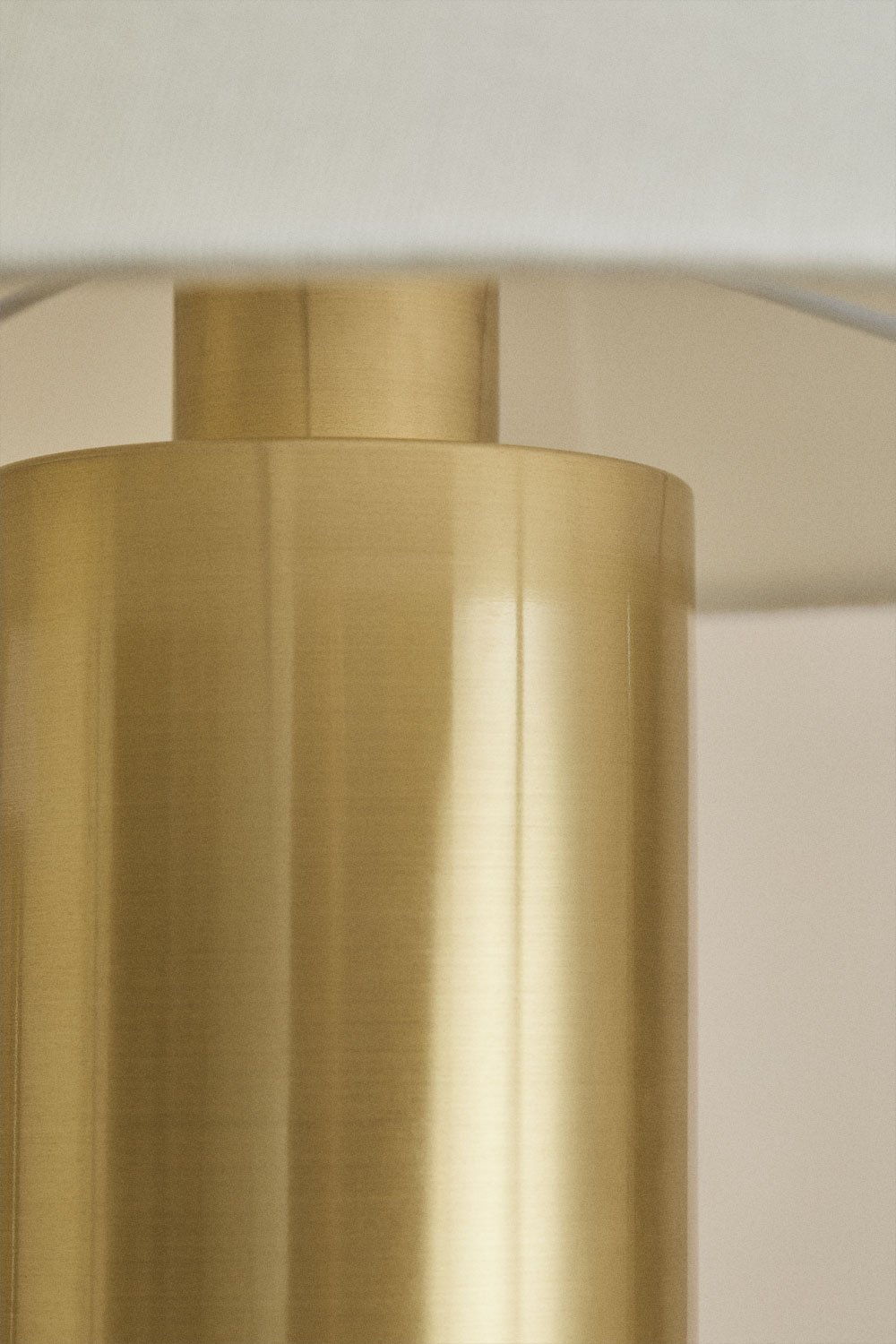 Barak linen and iron table lamp, gallery image 6