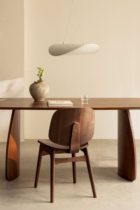 Canada wooden dining chair - Dark Brown Wood