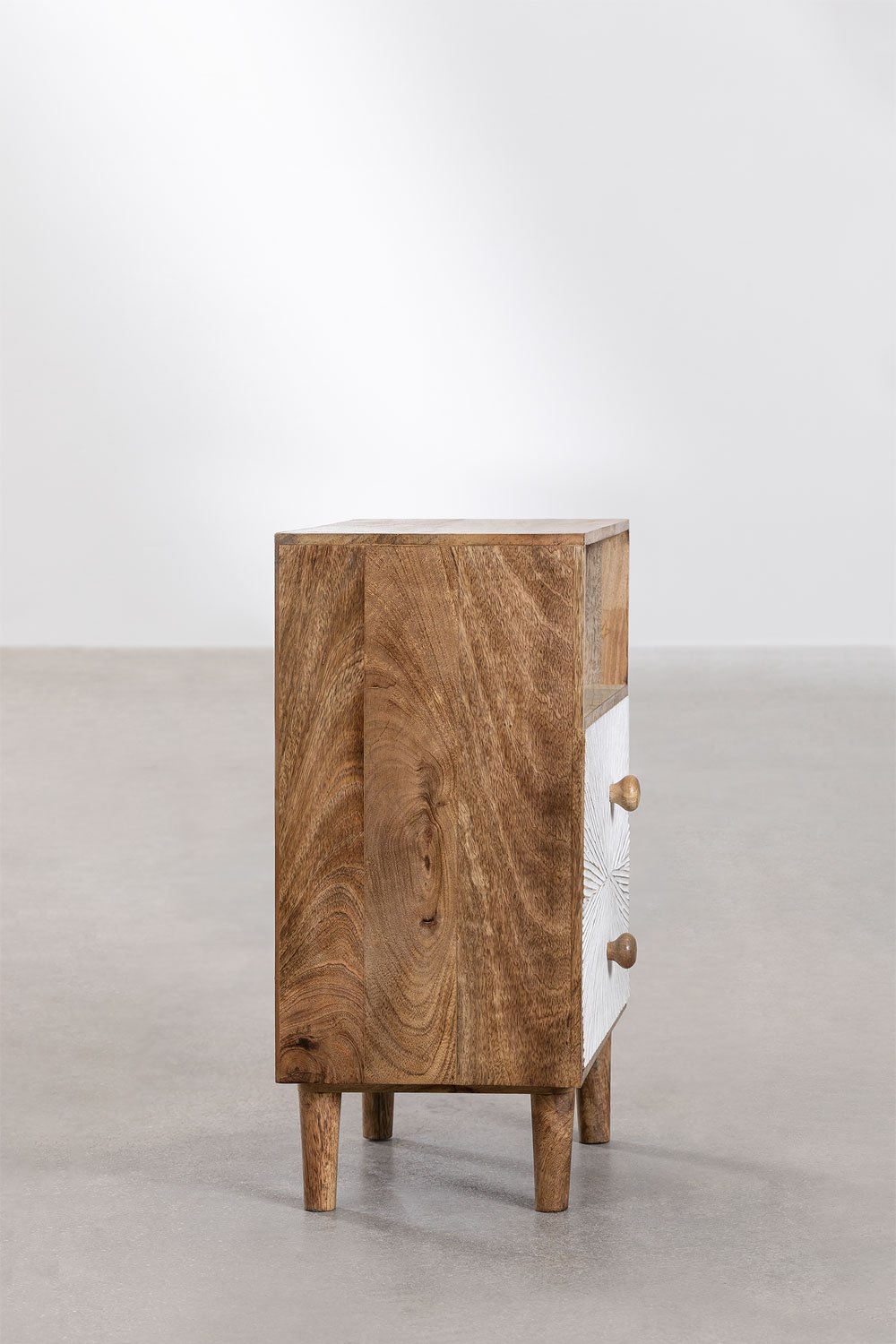 Pack of 2 nightstands in Kaobany mango wood, gallery image 4