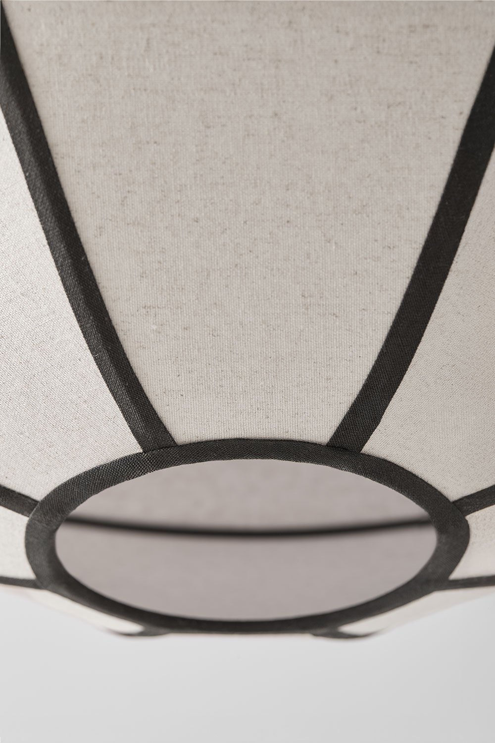Patraix linen hanging ceiling lamp, gallery image 5