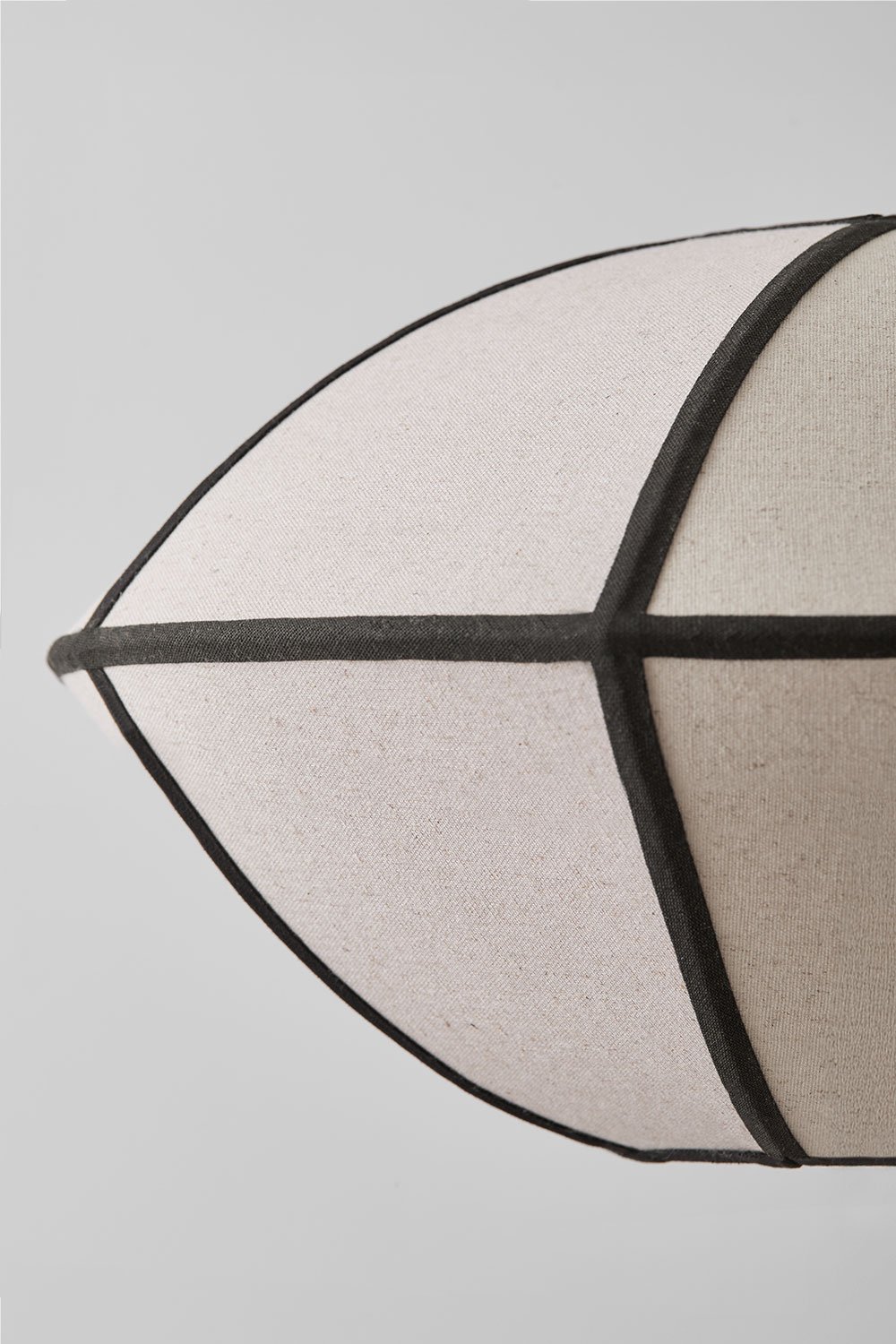 Patraix linen hanging ceiling lamp, gallery image 7