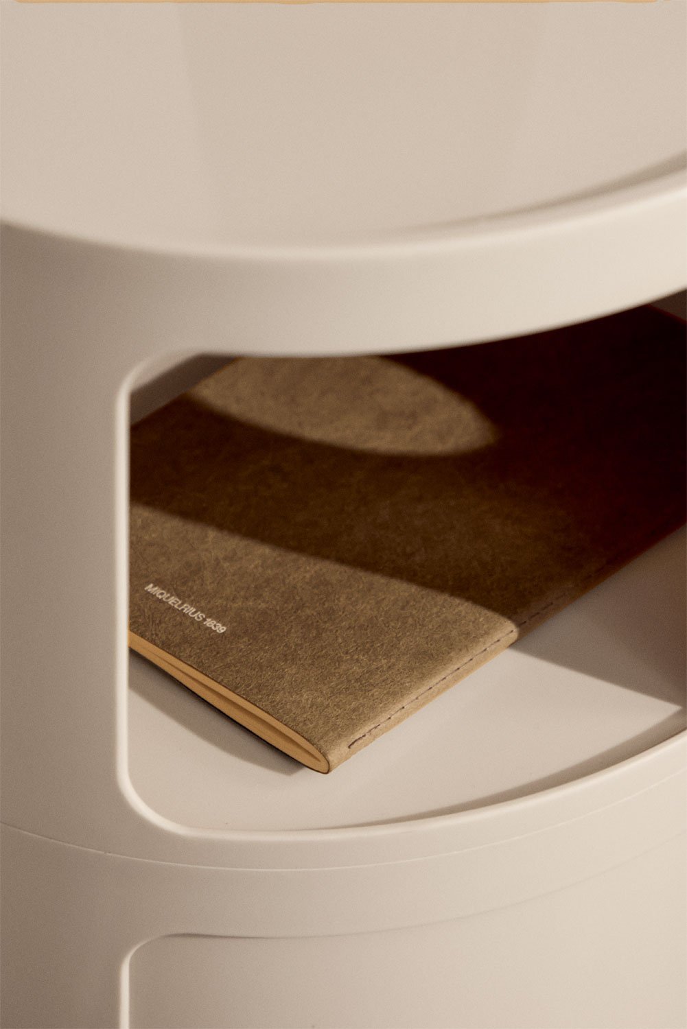 Babel round side table with shelves, gallery image 2