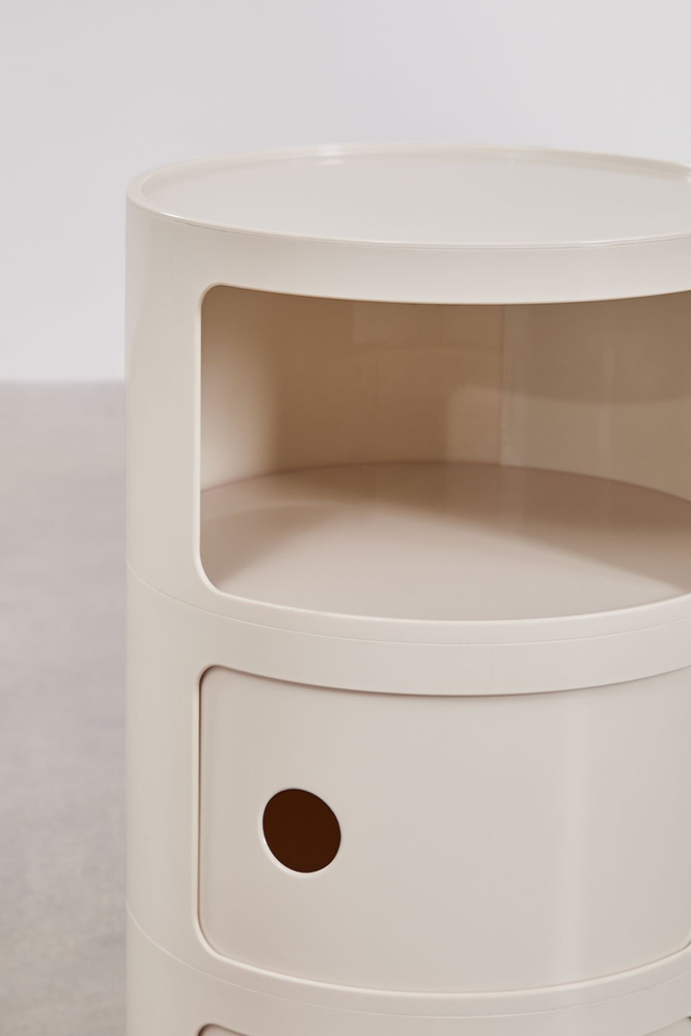Round nightstand with shelves Babel, gallery image 6