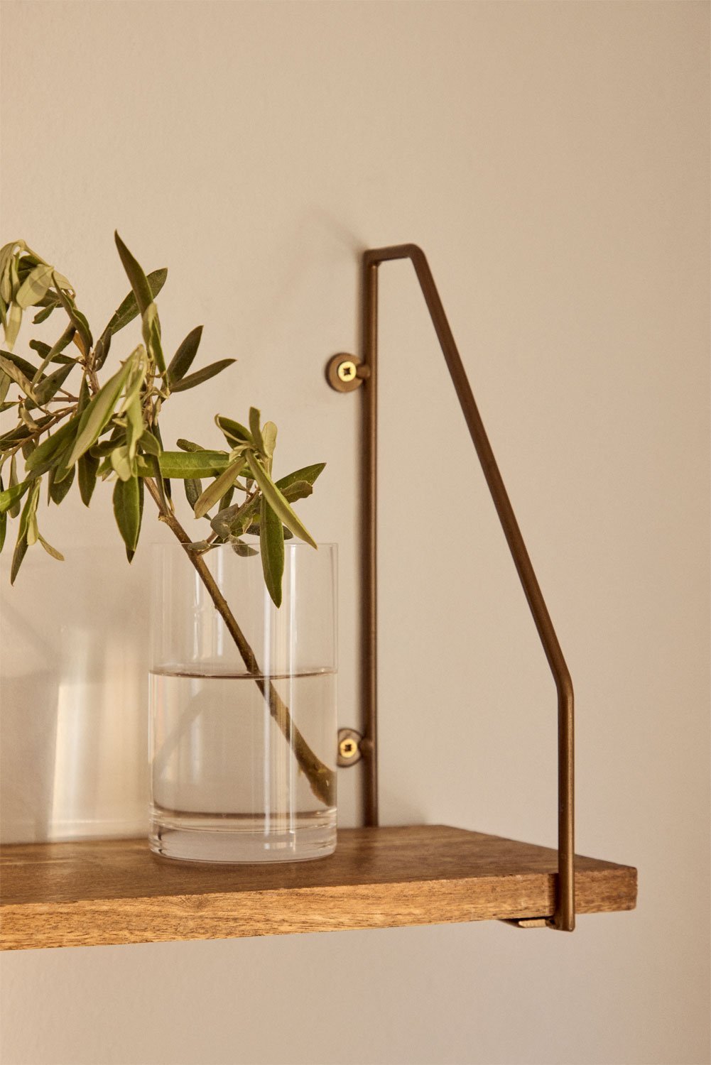 Daven Design mango wood wall shelf, gallery image 2
