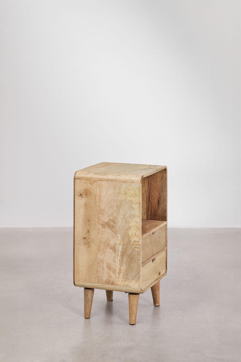 Pack of 2 Yulara mango wood nightstands, gallery image 4