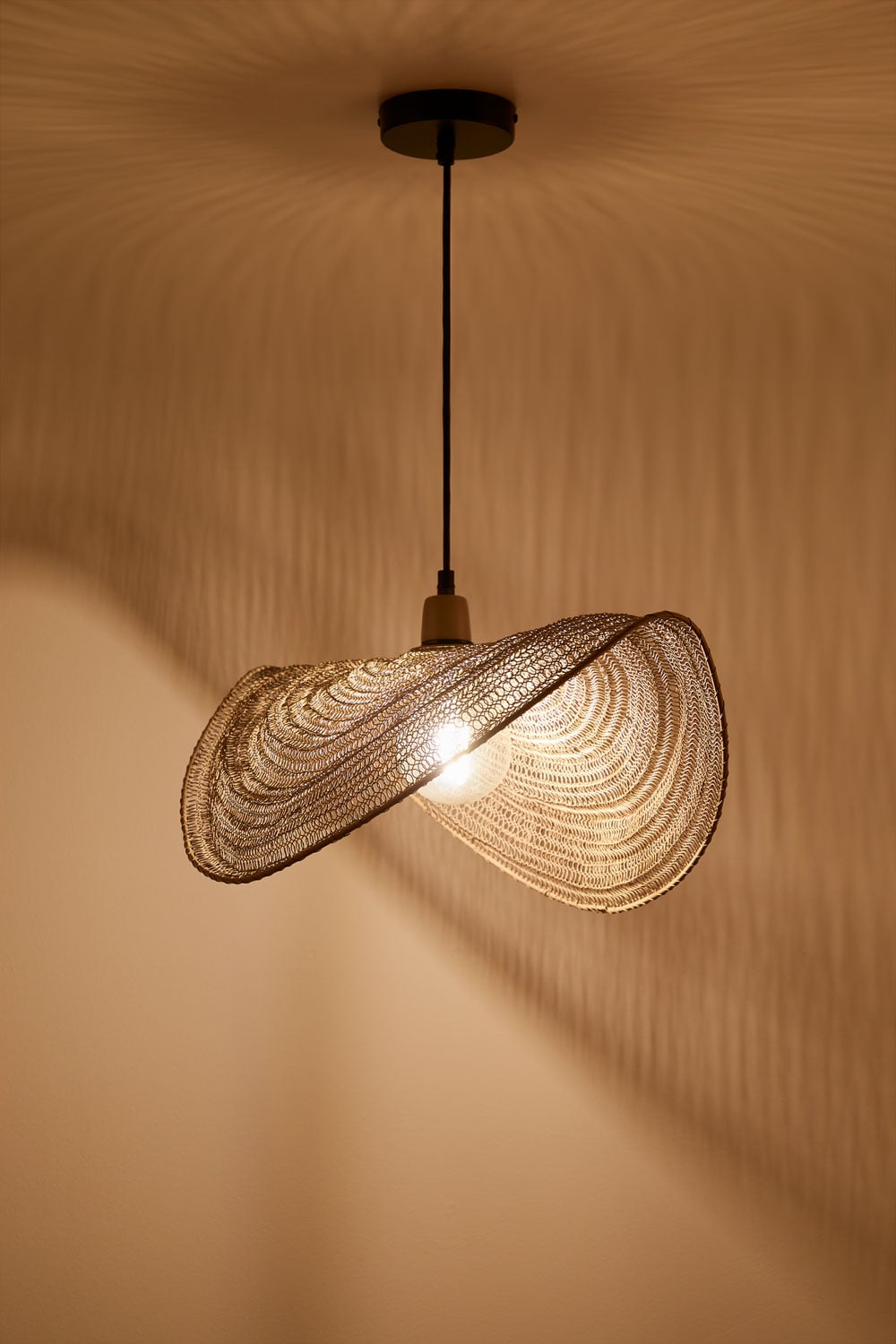 Garaine iron hanging ceiling lamp, gallery image 4