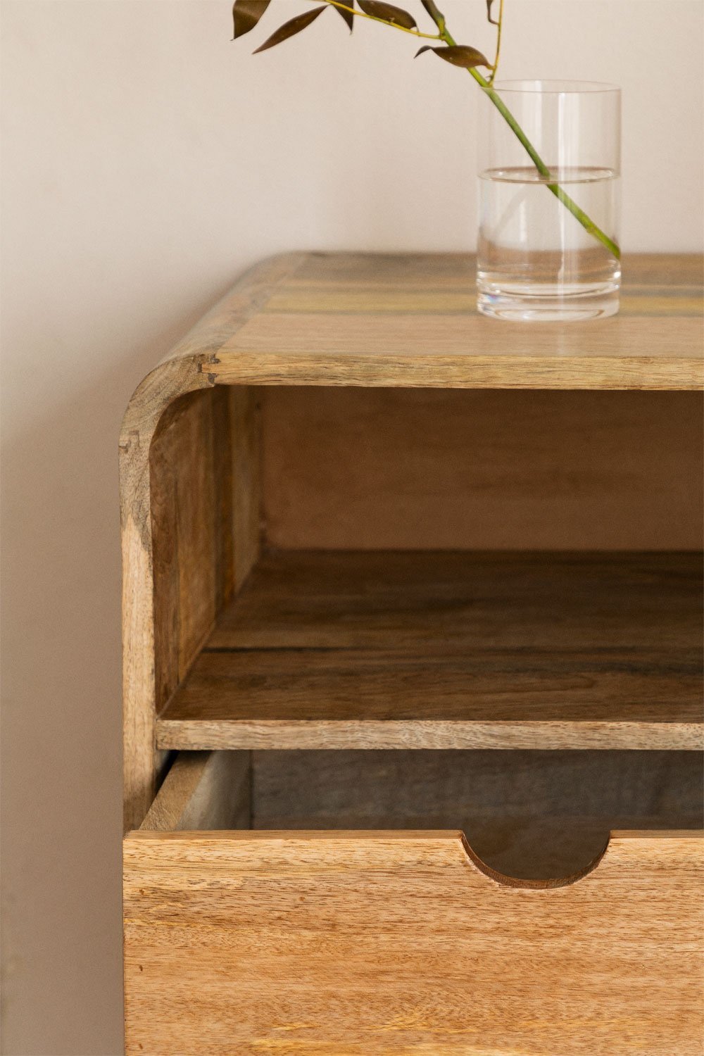 Yulara mango wood chest of drawers, gallery image 2