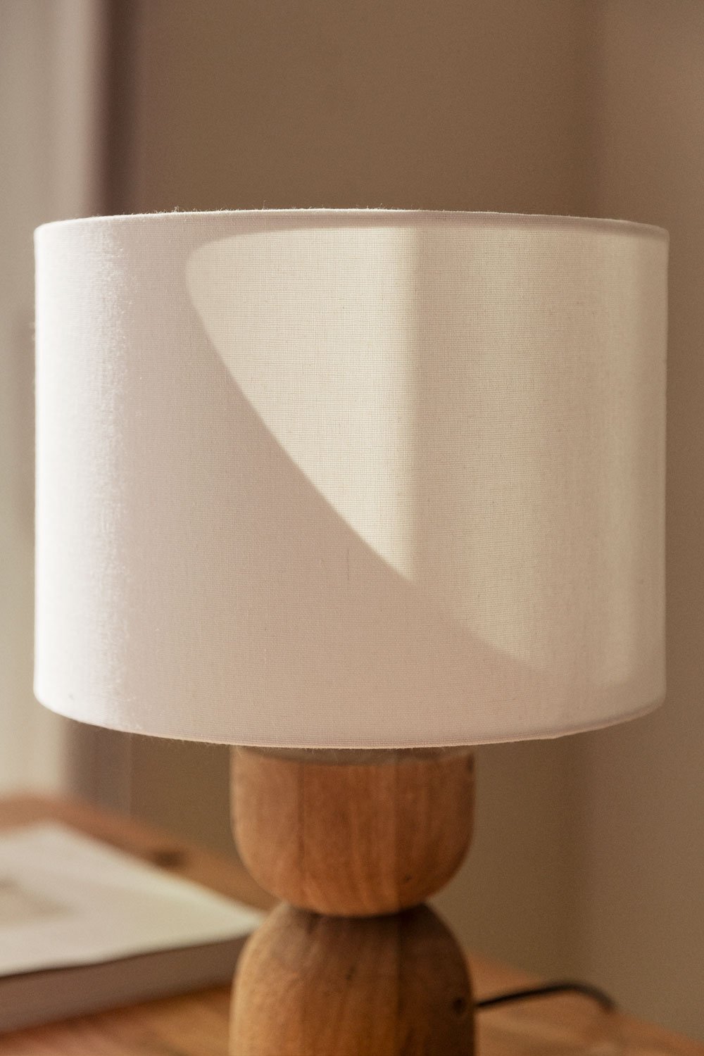 Diniz mango wood table lamp, gallery image 2