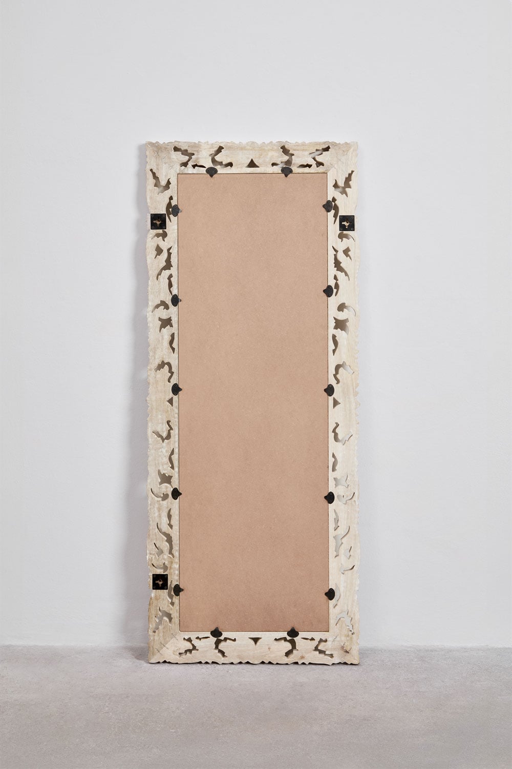 Rectangular wall mirror in mango wood Arnas, gallery image 6