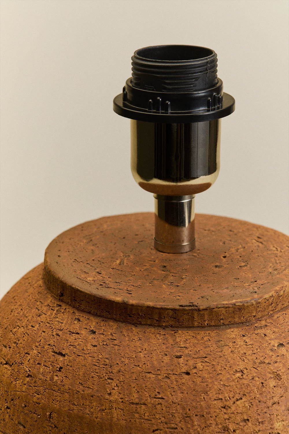 Verena terracotta table lamp base, gallery image 2