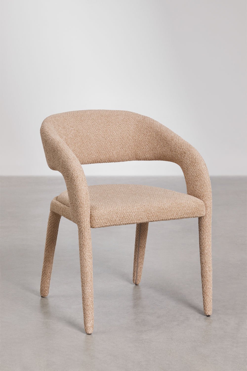 Arazeina upholstered dining chair with armrests, gallery image 4