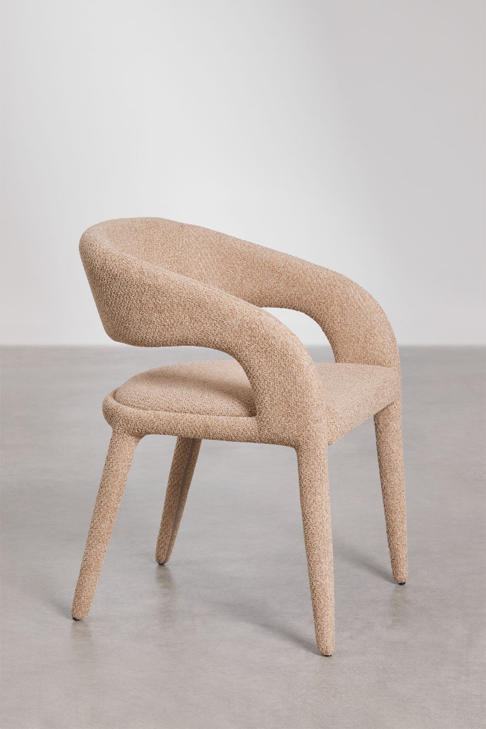 Arazeina upholstered dining chair with armrests, gallery image 6