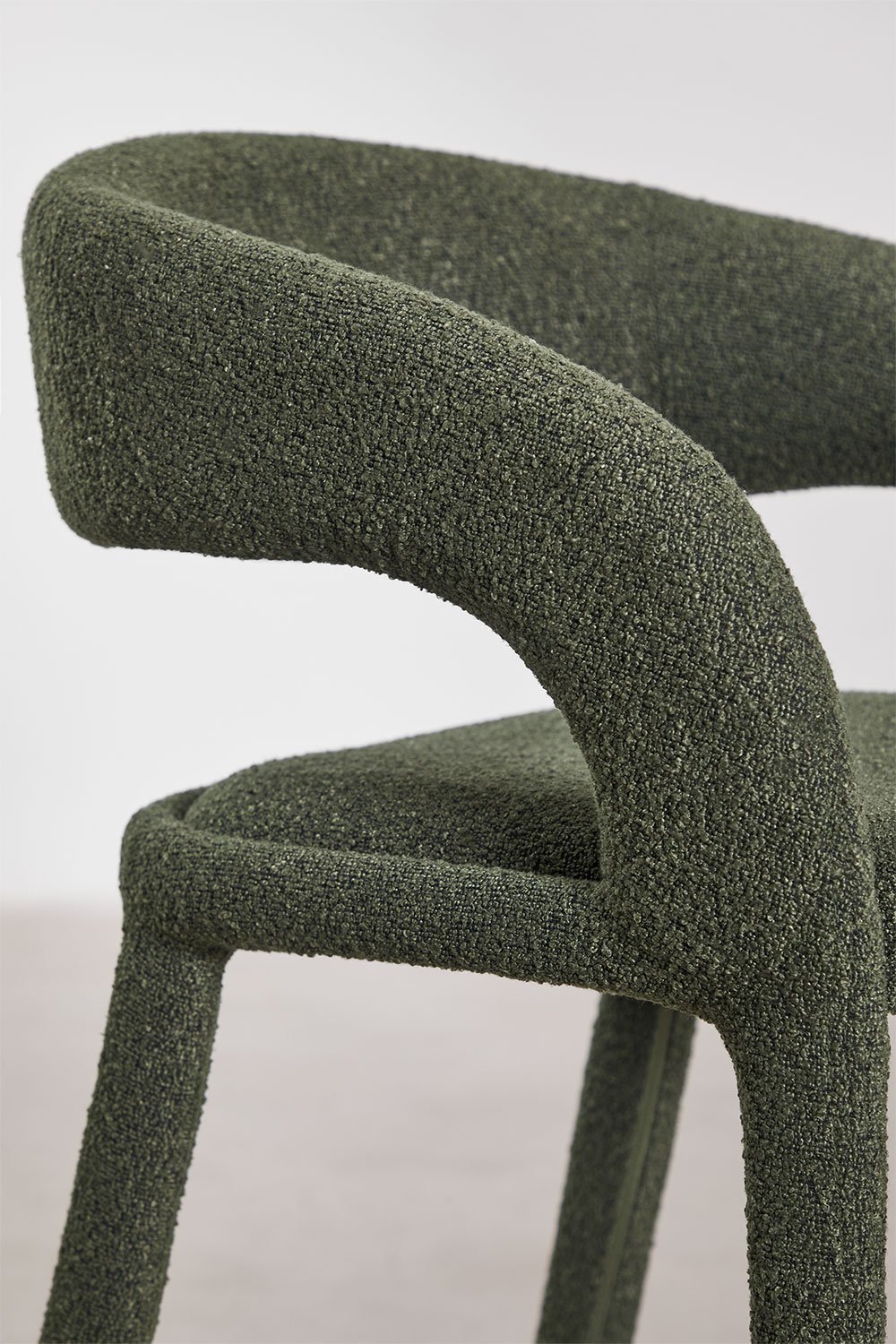 Pack of 4 high stools 75 cm upholstered Arazeina, gallery image 4